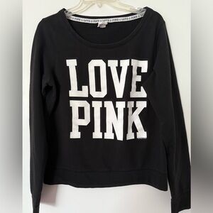 PINK Victoria's Secret Black Sweatshirt